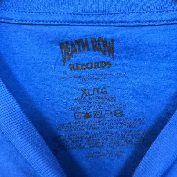 Death Row Records 213 LBC Skyline Low Rider Hip Hop Tee XL - Picture 4 of 4